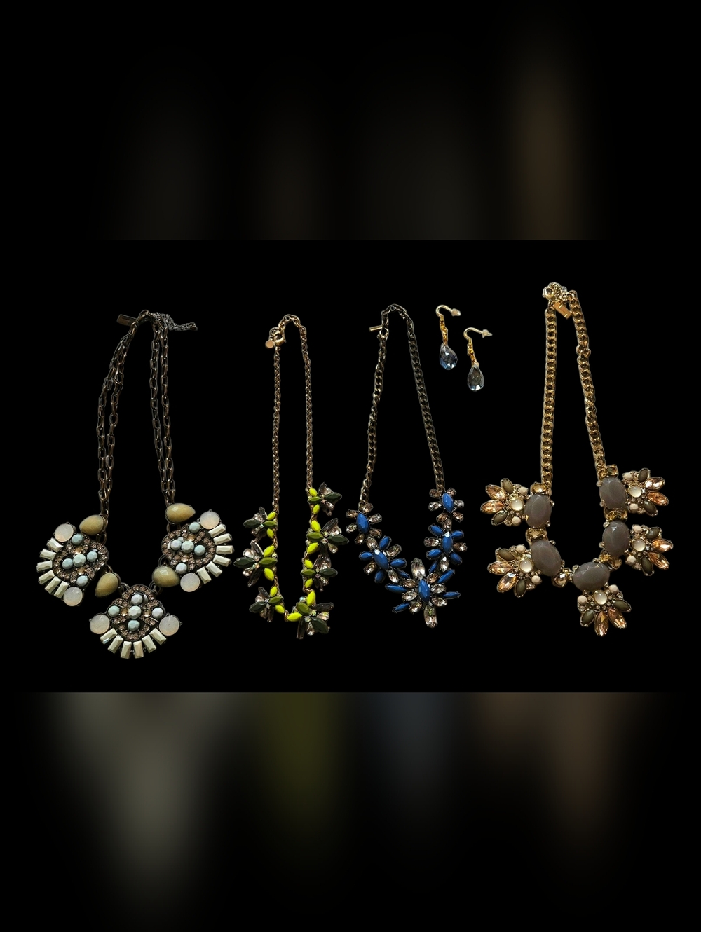Limeted / Loft  Sugarfix Assorted Statement Necklaces Earrings Lot -Mixed Colors